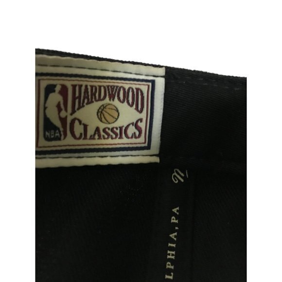 Vintage San‎ Antonio Spurs Flat Bill SnapBack Hat Mitchell Ness Hardwood Classic - Picture 5 of 9